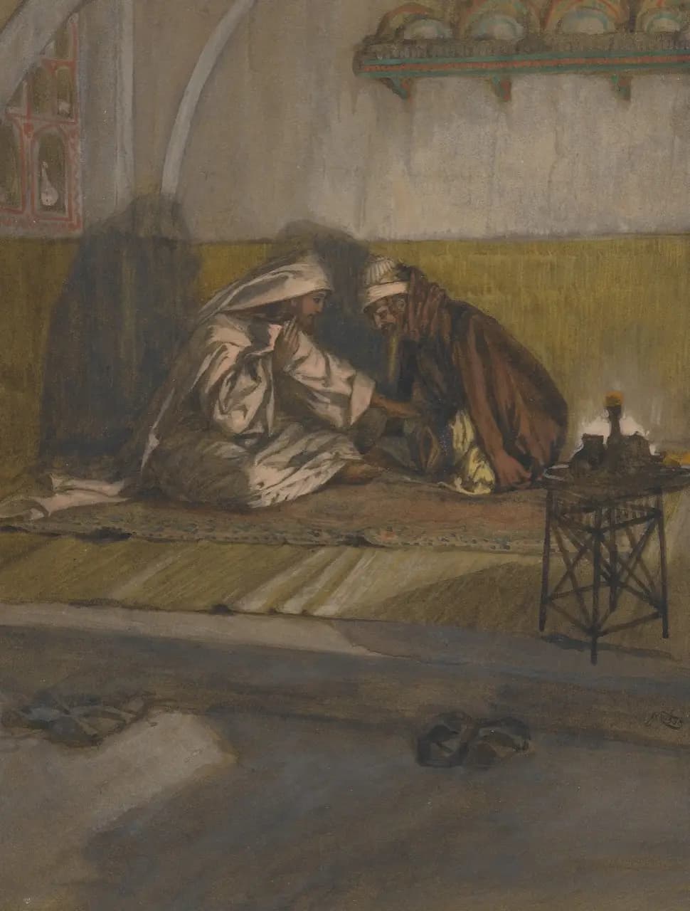 Jesus and Nicodemus, James Tissot