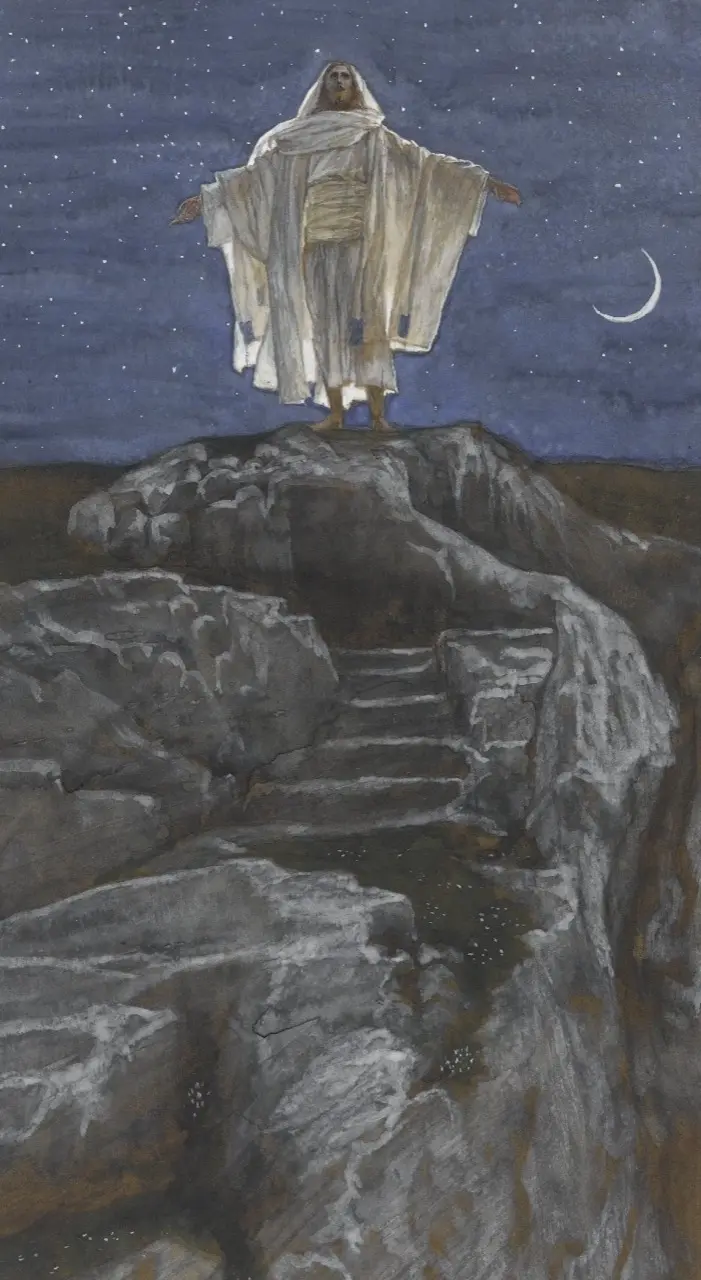 Jesus Goes Up Alone onto a Mountain to Pray, James Tissot