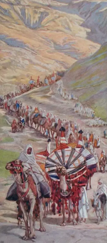 The Caravan of Abram, James Tissot