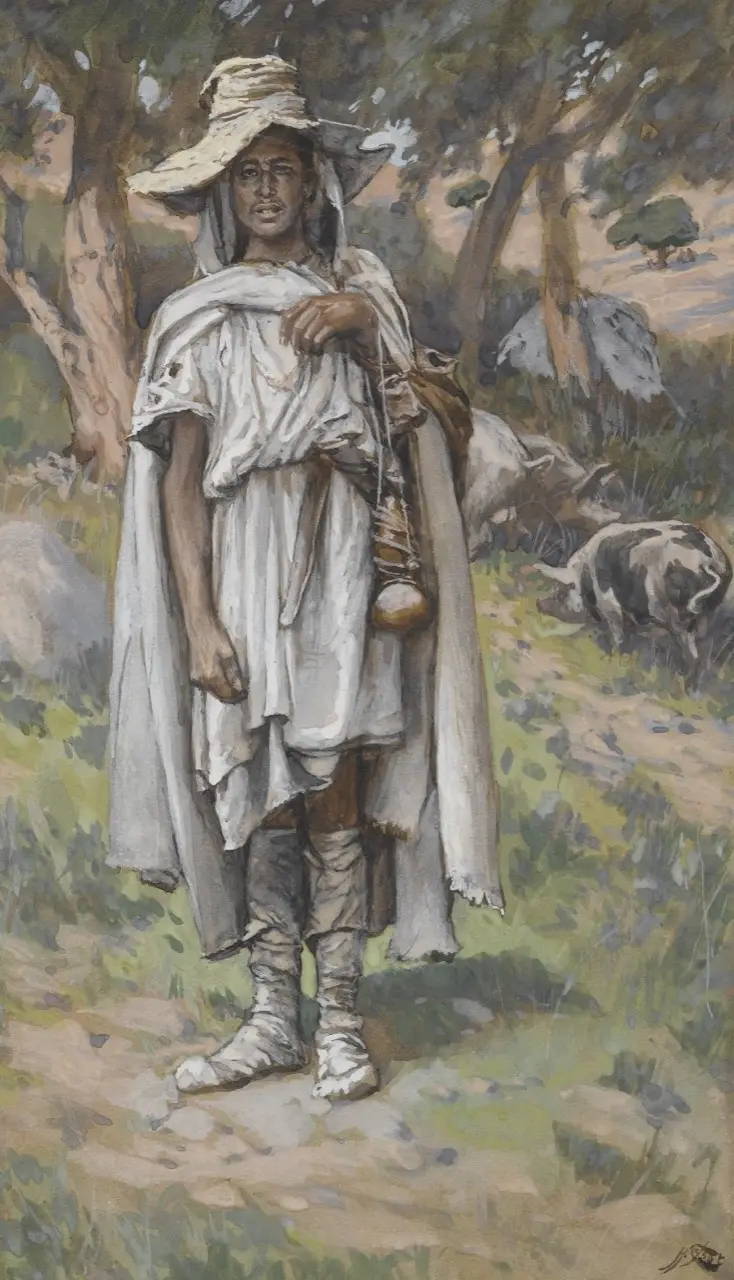 The Prodigal Son Begging, James Tissot